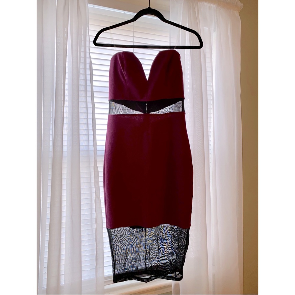 Strapless dress